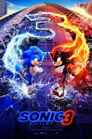 Sonic 3: O Filme - Capa de Filme