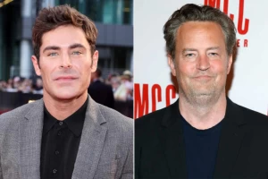 Zac Efron 'honrado' por Matthew Perry o querer a atuar numa Biografia sua